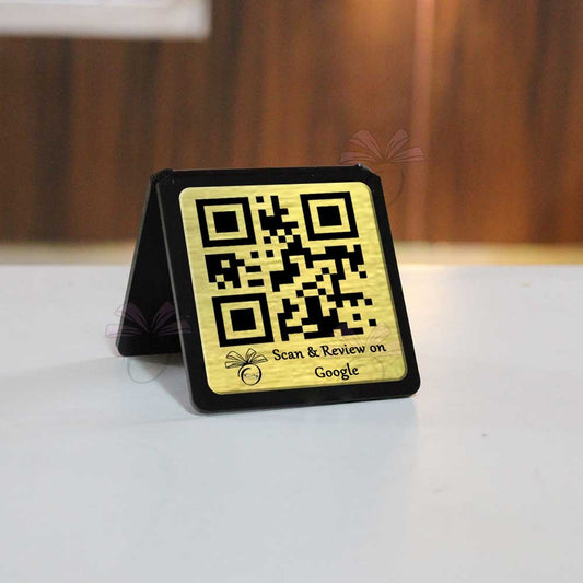 Single Rose Gold Acrylic QR Stand - OSMLY