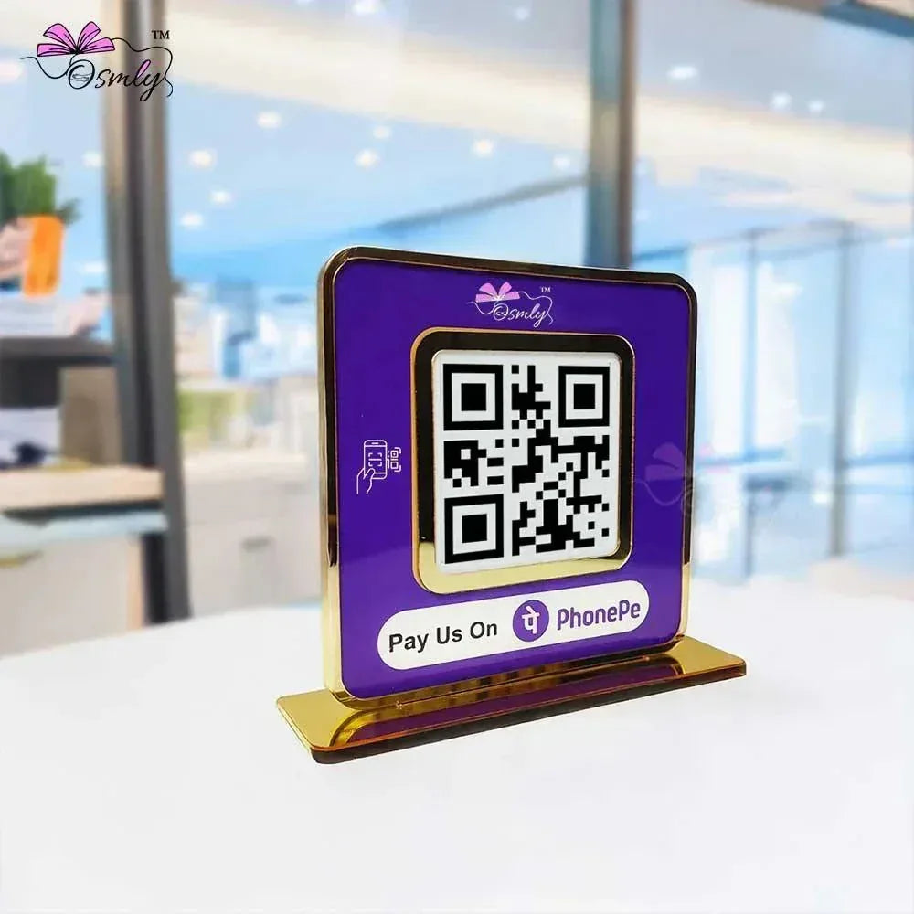 PhonePe QR Stand-QR Code Stand-Qr Print-Qr Print