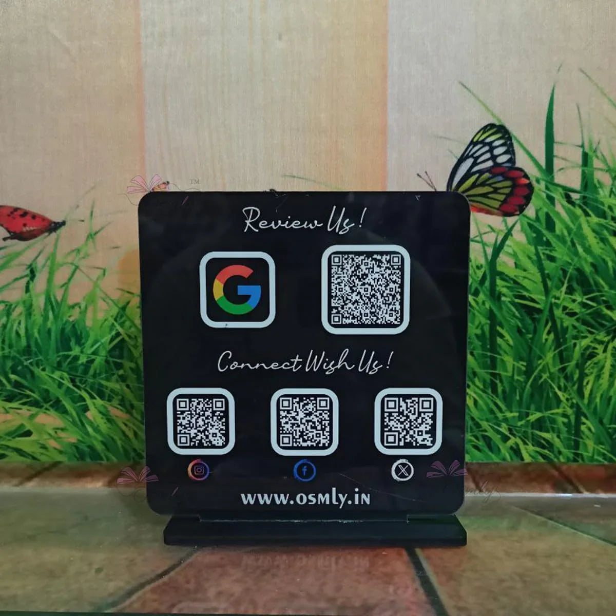 Four QR Code Standee