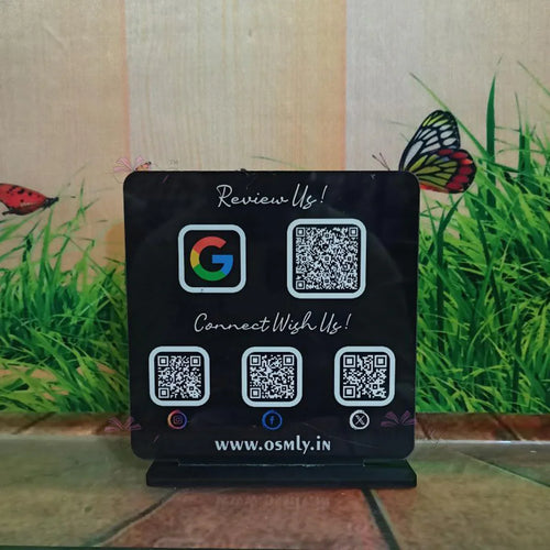Four QR Code Standee