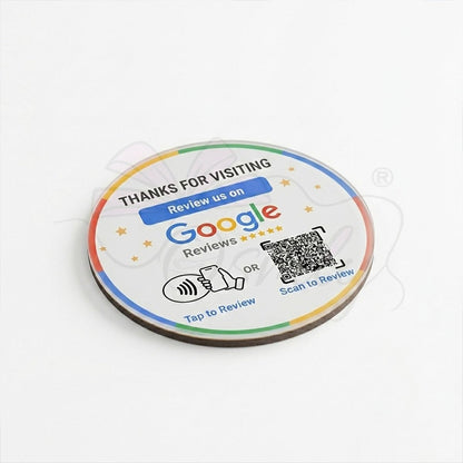 Acrylic Google QR NFC Tag-QR Code Stand-Qr Print-QrPrint
