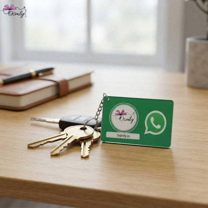 Acrylic WhatsApp NFC Keychain
