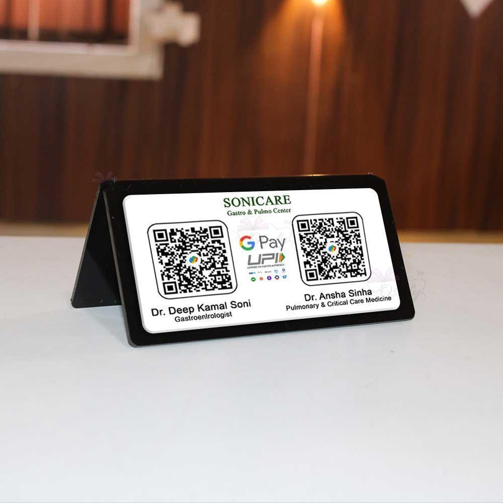 Printed Rectangular QR Stand-QR Code Stand-Qr Print-QrPrint