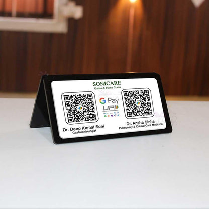 Printed Rectangular QR Stand-QR Code Stand-Qr Print-QrPrint