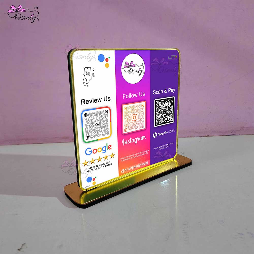 Google Instagram Phone QR-QR Code Stand-Qr Print-QrPrint