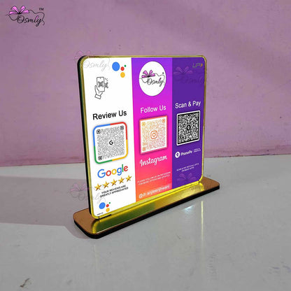 Google Instagram Phone QR-QR Code Stand-Qr Print-QrPrint