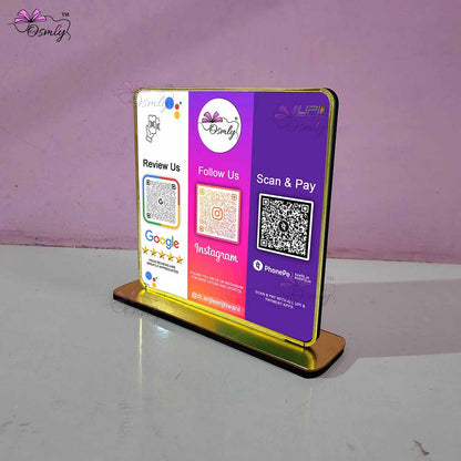 Google Instagram Phone QR-QR Code Stand-Qr Print-QrPrint