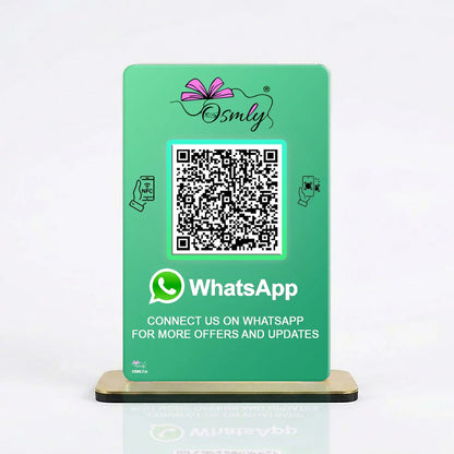 NFC-enabled WhatsApp QR stands-QR Code Stand-Qr Print-QrPrint