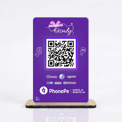 NFC Enabled PhonePe QR Stand-QR Code Stand-Qr Print-QrPrint