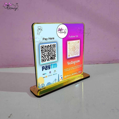 Paytm Instagram QR Stand-QR Code Stand-Qr Print-QrPrint