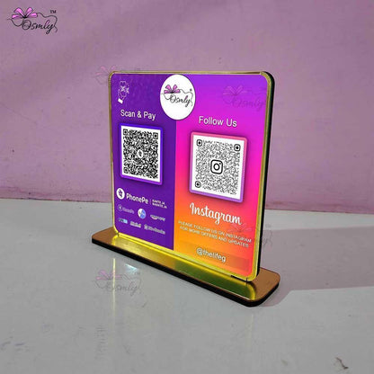 PhonePe Instagram QR Stand-QR Code Stand-Qr Print-QrPrint