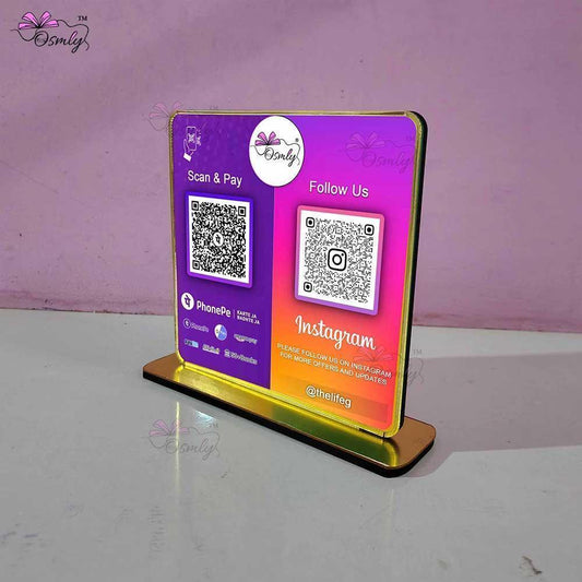 PhonePe Instagram QR Stand-QR Code Stand-Qr Print-QrPrint