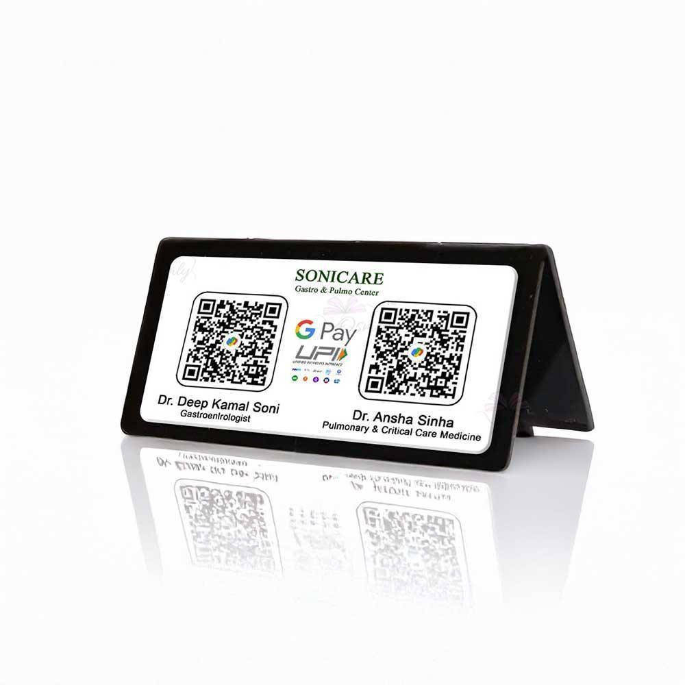 Printed Rectangular QR Stand-QR Code Stand-Qr Print-QrPrint