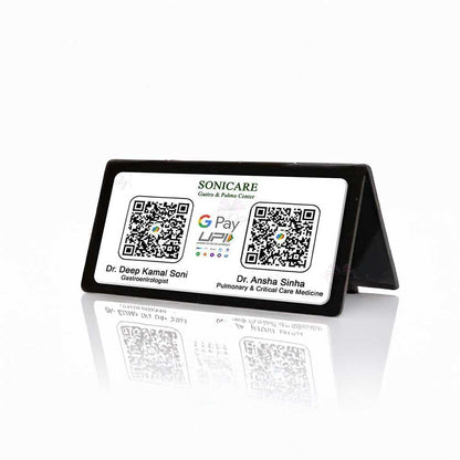 Printed Rectangular QR Stand-QR Code Stand-Qr Print-QrPrint