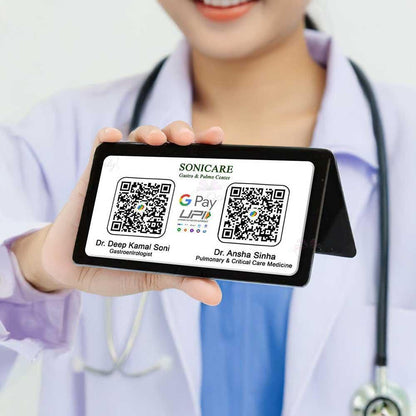 Printed Rectangular QR Stand-QR Code Stand-Qr Print-QrPrint
