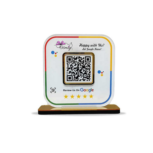 Stylish Google Review QR Stand