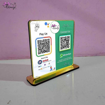 UPI Whatsapp QR Stand-QR Code Stand-Qr Print-QrPrint