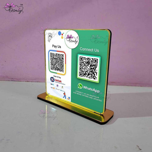 UPI Whatsapp QR Stand-QR Code Stand-Qr Print-QrPrint