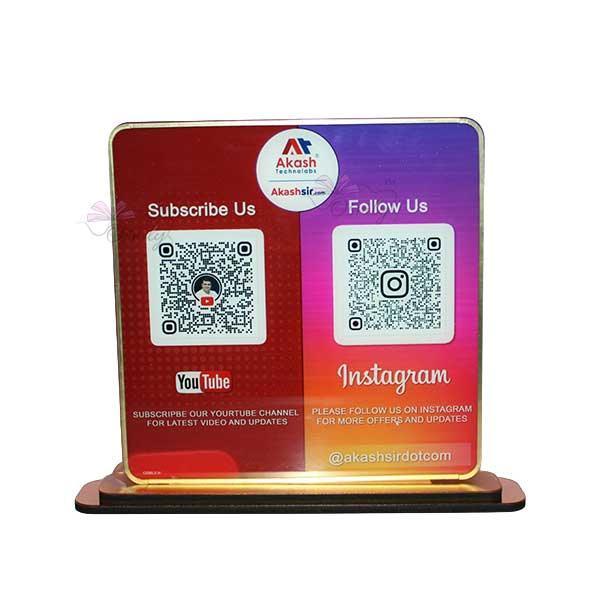 YouTube Instagram QR Stand - OSMLY