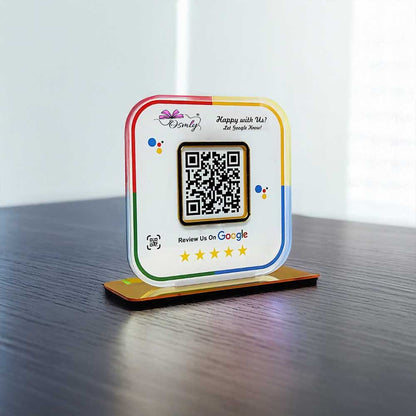 Stylish Google Review QR Stand