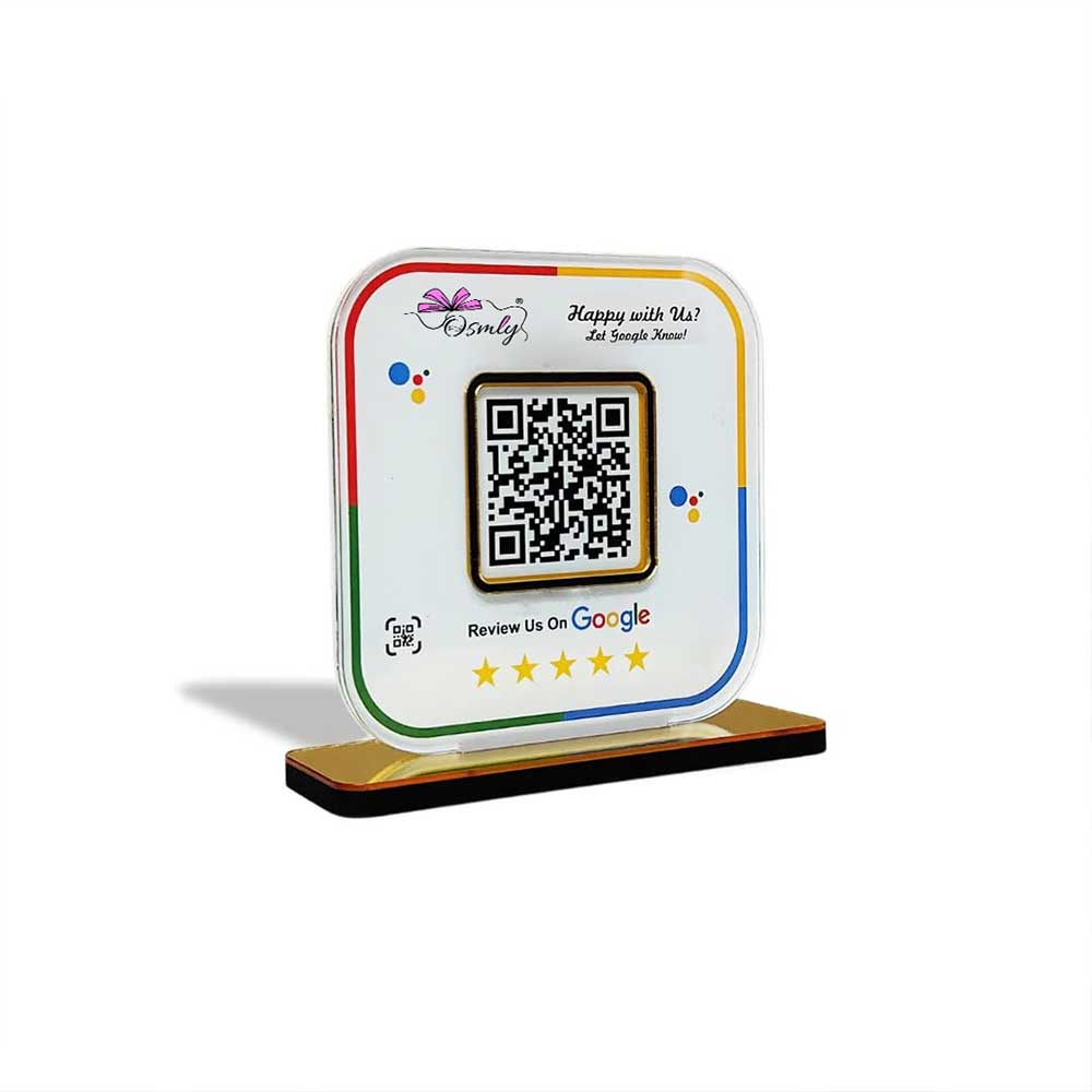 Stylish Google Review QR Stand