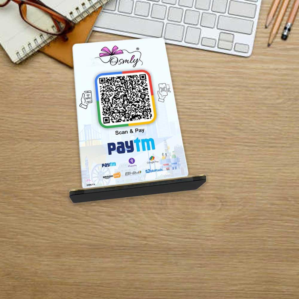 NFC-enabled Paytm QR stands-QR Code Stand-Qr Print-QrPrint