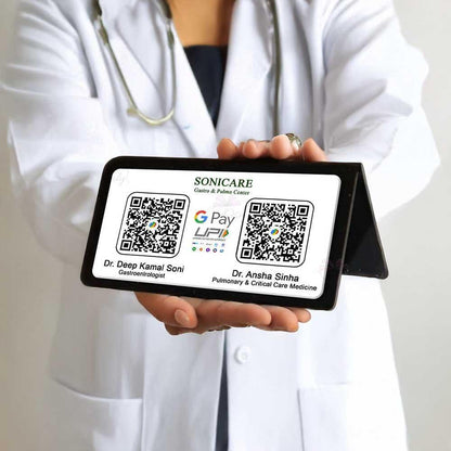 Printed Rectangular QR Stand-QR Code Stand-Qr Print-QrPrint