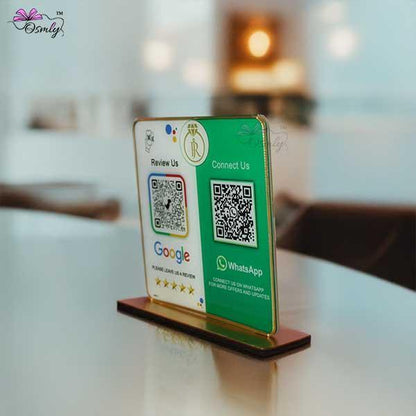 WhatsApp Google QR Review Stand-QR Code Stand-Qr Print-QrPrint