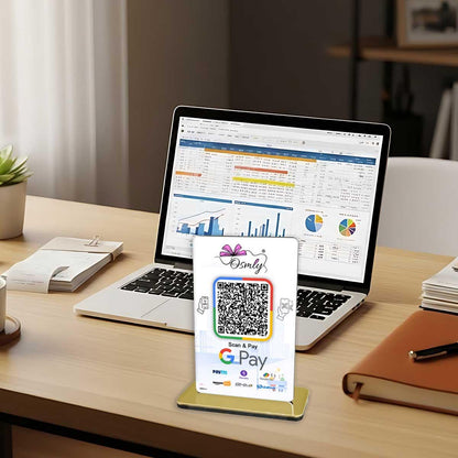 NFC Enabled Gpay QR Stands-QR Code Stand-Qr Print-QrPrint