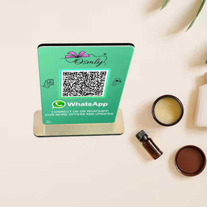 NFC-enabled WhatsApp QR stands-QR Code Stand-Qr Print-QrPrint